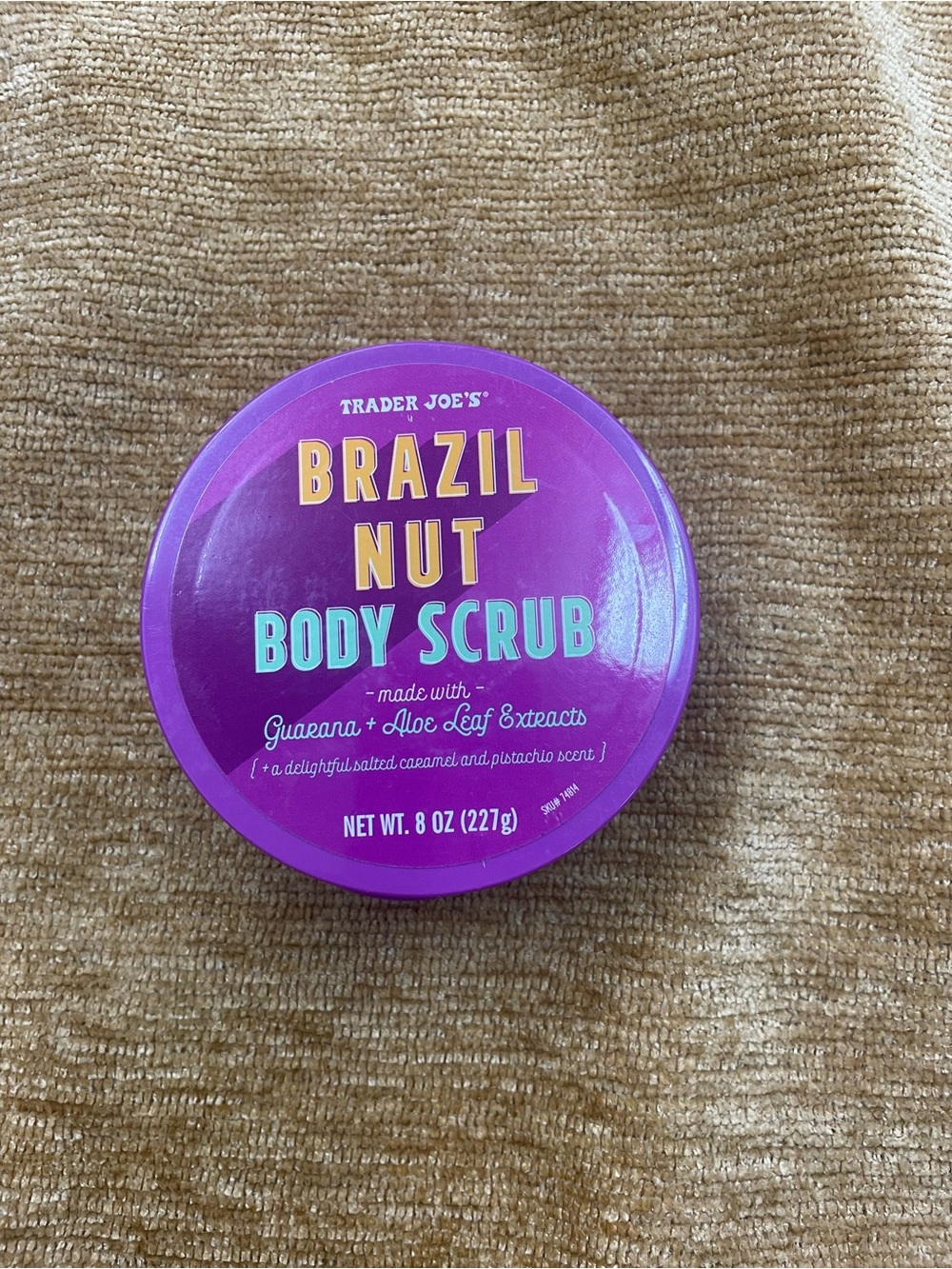 Trader Joe’s Brazil Nut Body Scrub 8 oz. Tub. Brand new/sealed